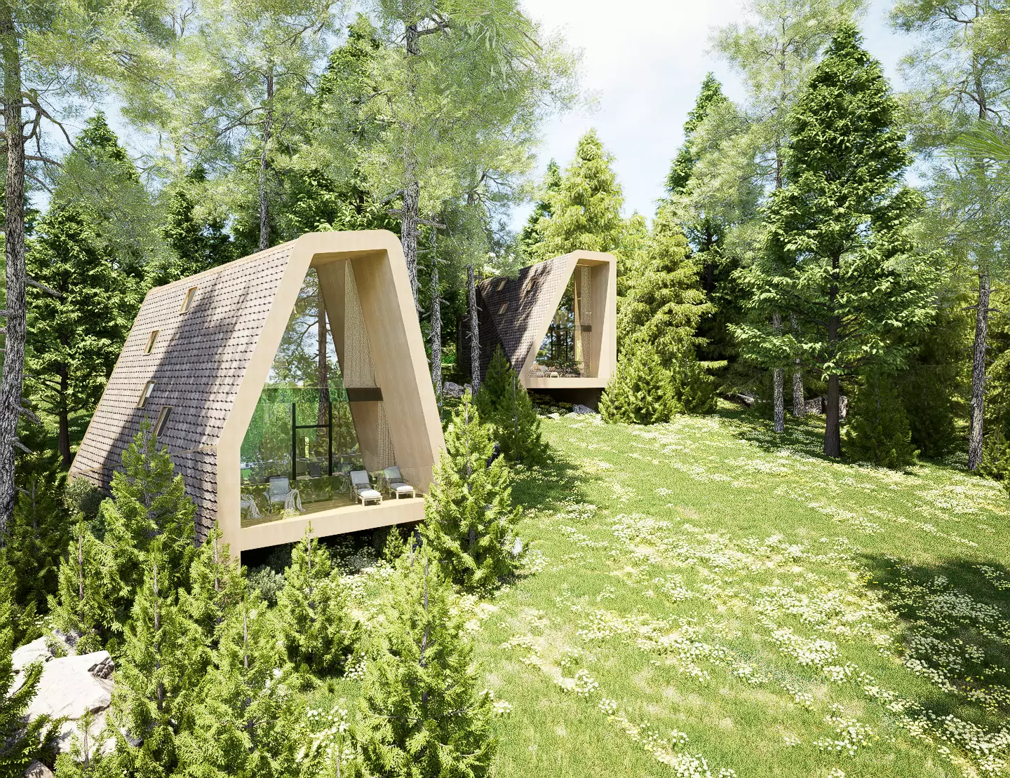 Ecotectura Hotelarchitektur Projekt Waldhaeuser 5